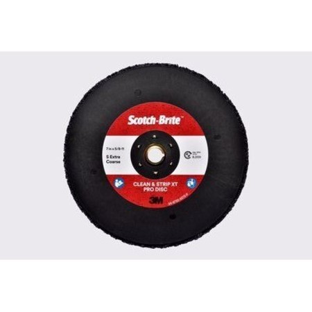 3M Scotch-Brite Clean And Strip Xt Pro Disc, 7"X5/8"-11, S Xcs 7100175514